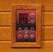 Golden Designs "Studio Elite" 1-2-person PureTech™ Near Zero Far Infrared Sauna Canadian Hemlock - Golden Designs - Ambient Home