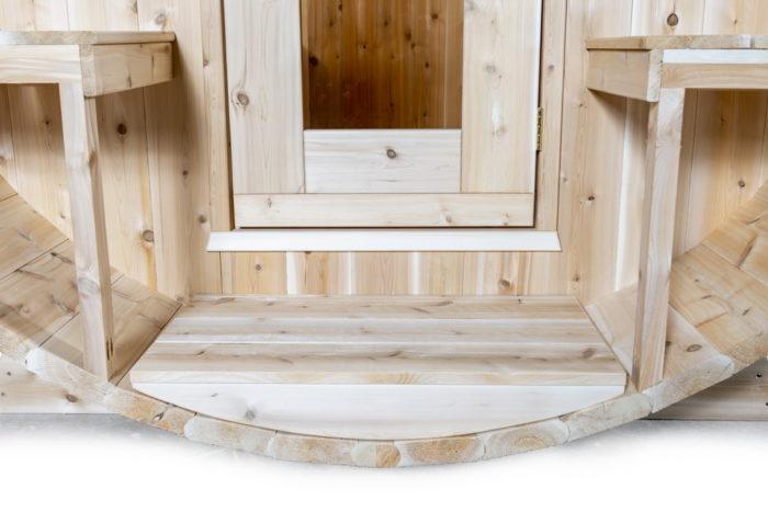 Dundalk Canadian Timber 2-4 Person Serenity Barrel Sauna - CTC2245W - Dundalk LeisureCraft Saunas - Dundalk LeisureCraft - Ambient Home