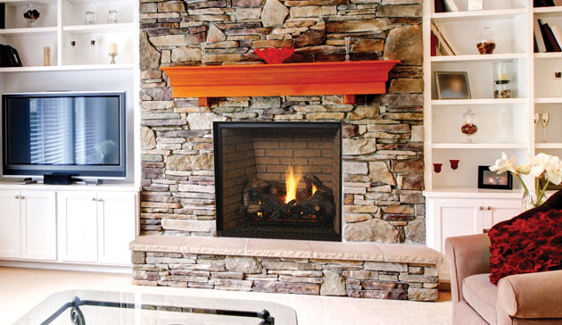 Superior 40"/45" Direct Vent Premium Clean Face Complete Fireplace with Power Vent - Superior - Ambient Home