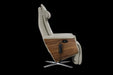 Svago Swivel Zero Gravity Black And Walnut Recliner (SV-500-85-WN) - Svago - Ambient Home