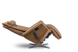 Svago Swivel Zero Gravity Toffee And Walnut Recliner (SV-500-78-WN) - Svago - Ambient Home