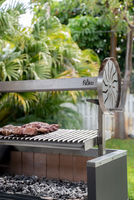 Nuke Puma Outdoor Charcoal and Wood Fired Grill Black Gaucho PUMA02 Ambient Home