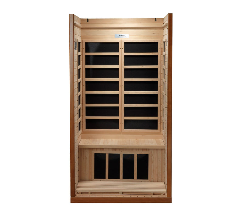 Golden Designs Dynamic "Barcelona Elite" 1-2-person Ultra Low  EMF Far Infrared Sauna - Golden Designs - Ambient Home