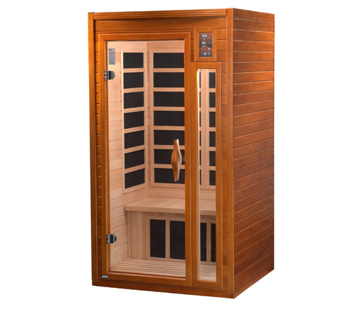 Golden Designs Dynamic "Barcelona" 1-2-person Low EMF Far Infrared Sauna - Golden Designs - Ambient Home