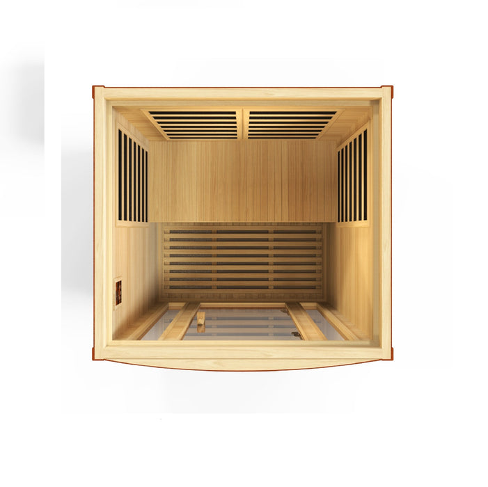 Golden Designs Dynamic "San Marino" 2-person Low EMF Far Infrared Sauna - Golden Designs - Ambient Home