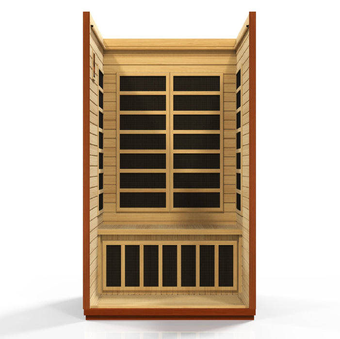 Golden Designs Dynamic "San Marino" 2-person Low EMF Far Infrared Sauna - Golden Designs - Ambient Home