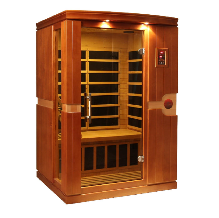 Golden Designs Dynamic "Venice" 2-person Low EMF Far Infrared Sauna - Golden Designs - Ambient Home