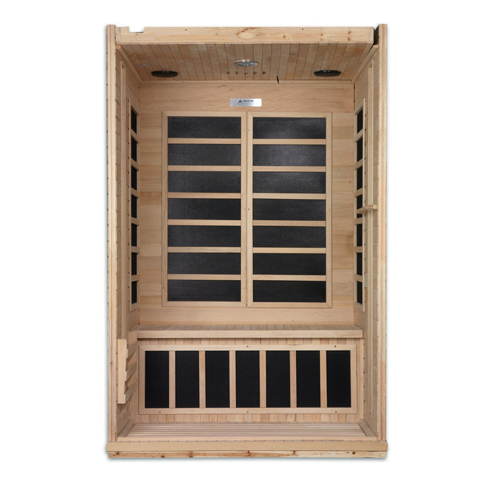 Golden Designs Dynamic "Venice" 2-person Low EMF Far Infrared Sauna - Golden Designs - Ambient Home