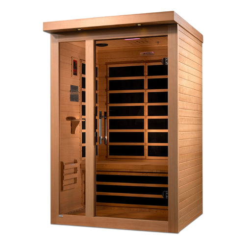 Golden Designs Dynamic "Llumeneres"  2-person Ultra Low EMF Far Infrared Sauna - Golden Designs - Ambient Home