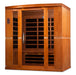 Golden Designs Dynamic "Bergamo" 4-person Low EMF Far Infrared Sauna - Golden Designs - Ambient Home