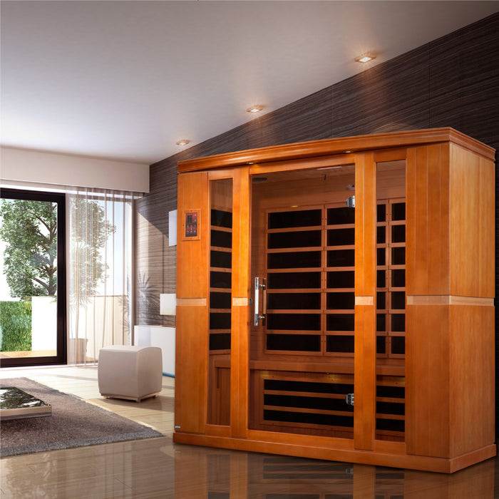 Golden Designs Dynamic "Bergamo" 4-person Low EMF Far Infrared Sauna - Golden Designs - Ambient Home