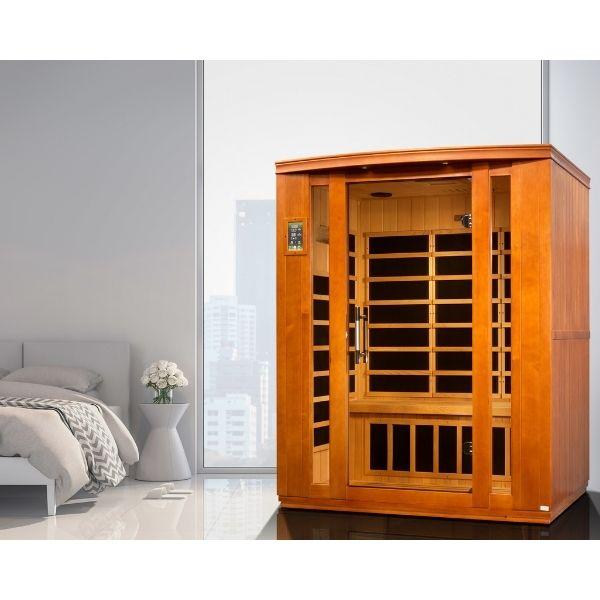 Golden Designs Dynamic "Bellagio" 3-person Low EMF Far Infrared Sauna - Golden Designs - Ambient Home