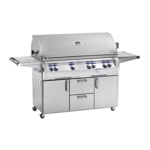 Fire Magic Grills E1060S-8LAP-62 /E1060S-8LAN-62 Echelon Diamond 117 Inch Free-Standing Grill with Single Side Burner, Rotisserie and Analog Thermometer, Liquid Propane/Natural Gas, Infrared burner "L" Burner - Fire Magic - Ambient Home
