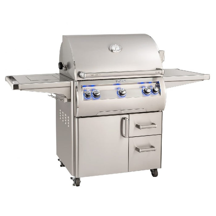 Fire Magic Grills E660S-8EAN-62/E660S-8EAP-62 Echelon Diamond 30 Inch Portable Grill with Analog Thermometer, Natural/Propane Gas, Cast Stainless Steel "E" - Fire Magic - Ambient Home