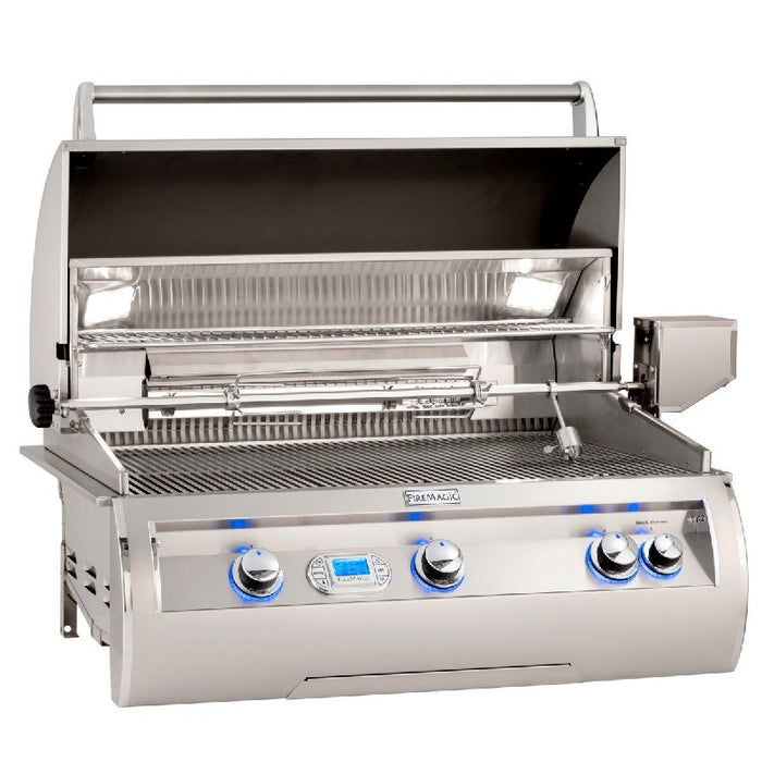 Fire Magic Echelon Diamond E790I 36-Inch Built-In Natural/Propane Gas Grill W/ One Infrared Burner, Rotisserie, & Digital Thermometer - E790I-8L1N/E790I-8L1P - Fire Magic - Ambient Home