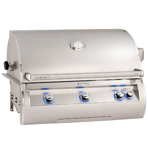 Fire Magic Grills E790I-8LAN/E790I-8LAP Echelon Diamond 37 Inch Built-In Grill with Analog Thermometer, Natural/Propane Gas, Infrared burner "L" Burner - Fire Magic - Ambient Home