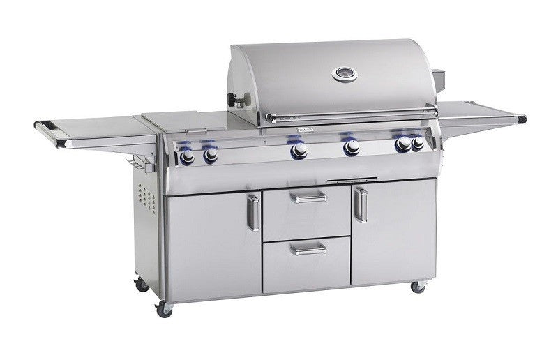 Fire Magic Grills E790S-8EAN-71/E790S-8EAP-71 Echelon Diamond 36 Inch Portable Grill with Analog Thermometer, Natural/Propane Gas, Cast Stainless Steel "E" - Fire Magic - Ambient Home