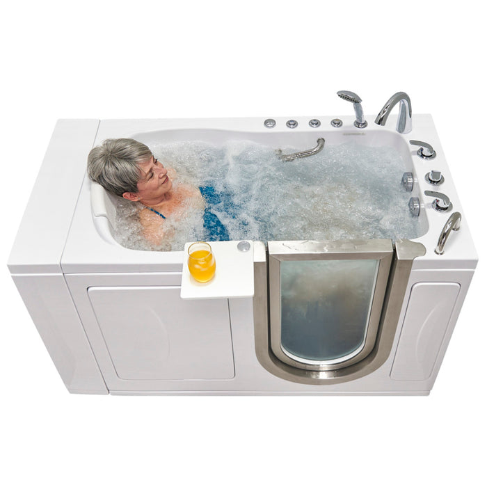 Ella's Bubbles Elite - Acrylic Inward Swinging Door Walk-In Tub (29.75″W x 52″L) - Ella's Bubbles - Ambient Home