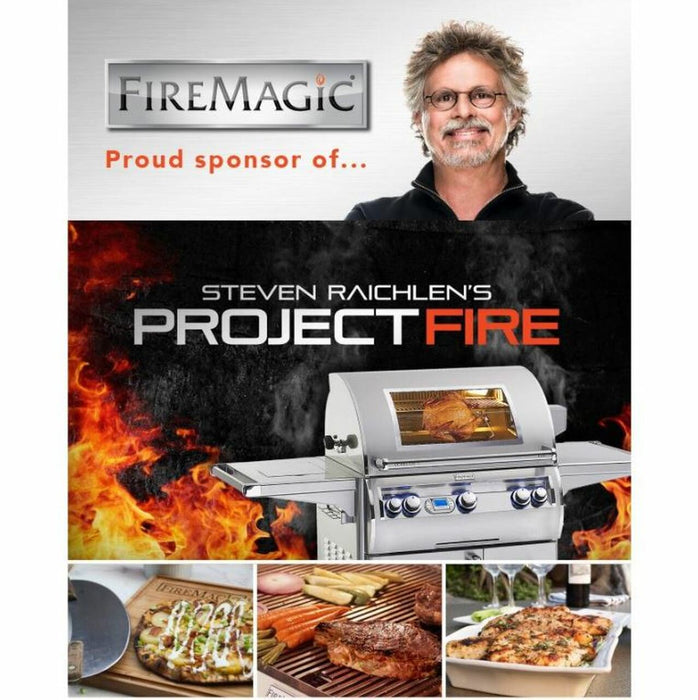 Fire Magic Aurora A430I 24-Inch Built-In Natural Gas / Propane Gas Grill With Rotisserie And Analog Thermometer - A430I-8EAN / A430I-8EAP - Fire Magic - Ambient Home
