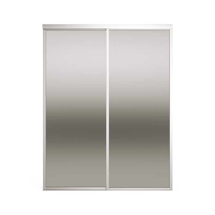 Doors22 80x96 Glass Sliding Room Divider Frosted 2 panels - Doors22 - Ambient Home