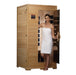 Golden Designs "Studio Elite" 1-2-person PureTech™ Near Zero Far Infrared Sauna Canadian Hemlock - Golden Designs - Ambient Home