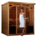 Golden Designs "Monaco Elite" 6-person PureTech™ Near Zero Far Infrared Sauna Canadian Hemlock - Golden Designs - Ambient Home