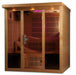 Golden Designs "Monaco Elite" 6-person PureTech™ Near Zero Far Infrared Sauna Canadian Hemlock - Golden Designs - Ambient Home