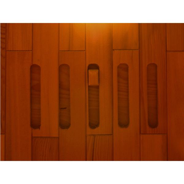 Golden Designs "Monaco Elite" 6-person PureTech™ Near Zero Far Infrared Sauna Canadian Hemlock - Golden Designs - Ambient Home