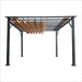 Paragon Outdoor 11 x 16 ft. Verona Aluminum Pergola (Grey Frame / Cocoa Canopy) - Paragon Outdoor - Ambient Home