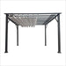 Paragon Outdoor 11 x 16 ft. Verona Aluminum Pergola (Grey Frame / Silver Canopy)-PR16GRYG - Paragon Outdoor - Ambient Home