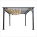 Paragon Outdoor 11 x 16 ft. Verona Aluminum Pergola (Grey Frame / Sand Canopy) - Paragon Outdoor - Ambient Home