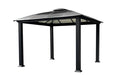 Paragon Outdoor Cambridge GZ3D 12' x 12' Hard Top Gazebo with Twin Layer Aluminum Roof, Rust-Free Materials and Wind Escapment - Paragon Outdoor - Ambient Home