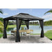 Paragon Outdoor Santa Monica GZ3K 11' x 13' Hard Top Gazebo with Mosquito Netting - Paragon Outdoor - Ambient Home