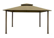 Paragon Outdoor Kingsbury  11' x 14' Gazebo with Top, Rust Free Aluminum Frame and Powder Coated Finish (Gazebo Only) - Paragon Outdoor - Ambient Home