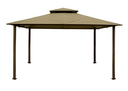 Paragon Outdoor Kingsbury  11' x 14' Gazebo with Top, Rust Free Aluminum Frame and Powder Coated Finish (Gazebo Only) - Paragon Outdoor - Ambient Home