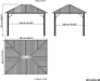 Sojag™ Genova Gazebo Steel Roof with Mosquito Netting - Sojag Gazebo - Ambient Home