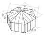 Palram - Canopia | Garda Garden Gazebo HG9185 - Palram - Ambient Home