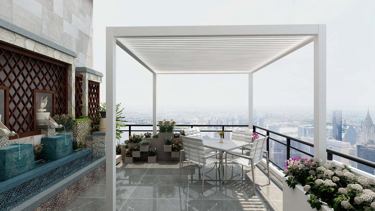 Bon Pergola Smart Louvered Pergola with Motorization & Lighting, Villa Pergola - Bon Pergola - Ambient Home