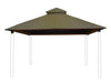 Riverstone Industries 14 ft. sq. ACACIA Gazebo Roof Framing and Mounting Kit With OutDURA Canopy - Riverstone - Ambient Home