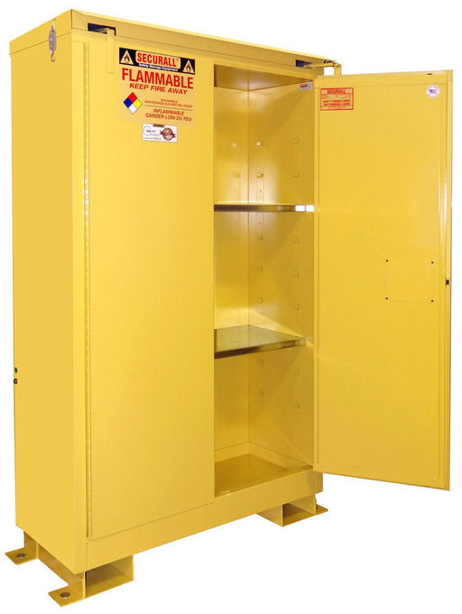 Securall A345WP1 - Weatherproof Flammable Storage Cabinet - 45 Gal. Self-Close, Self-Latch Safe-T-Door - Securall - Ambient Home