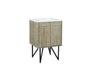 Lexora Lancy 24" Rustic Acacia Bathroom Vanity, White Quartz Top, and White Square Sink - Lexora - Ambient Home