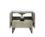 Lexora Lancy 36" Rustic Acacia Bathroom Vanity, White Quartz Top, and White Square Sink - Lexora - Ambient Home