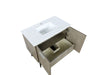 Lexora Lancy 36" Rustic Acacia Bathroom Vanity, White Quartz Top, and White Square Sink - Lexora - Ambient Home