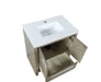 Lexora Lafarre 30" Rustic Acacia Bathroom Vanity, White Quartz Top, and White Square Sink - Lexora - Ambient Home