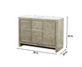 Lexora Lafarre 48" Rustic Acacia Double Bathroom Vanity, White Quartz Top, and White Square Sink - Lexora - Ambient Home