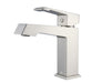 Lexora Lafarre 80" Rustic Acacia Double Bathroom Vanity, White Quartz Top, White Square Sinks, and Labaro Brushed Nickel Faucet Set - Lexora - Ambient Home