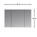 Lexora Savera 30"/ 36" / 48" Wide x 32" Tall LED Medicine Cabinet w/ Defogger - Lexora - Ambient Home