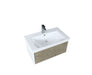 Lexora Scopi 30" Rustic Acacia Bathroom Vanity, Acrylic Composite Top with Integrated Sink, and Monte Chrome Faucet Set - Lexora - Ambient Home