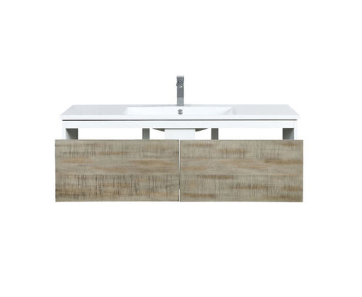 Lexora Scopi 48" Rustic Acacia Bathroom Vanity, Acrylic Composite Top with Integrated Sink, and Monte Chrome Faucet Set - Lexora - Ambient Home