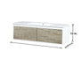 Lexora Scopi 48" Rustic Acacia Bathroom Vanity and Acrylic Composite Top with Integrated Sink - Lexora - Ambient Home